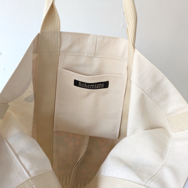 Bohemians Bouquet long tote bag (Natural) - 画像 (5)