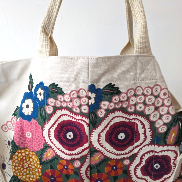 Bohemians Bouquet long tote bag (Natural) - 画像 (4)