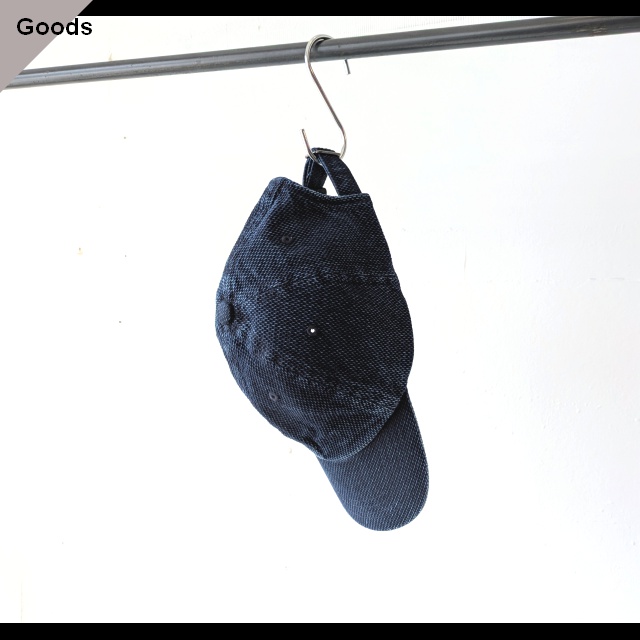Soundman　Dud’s Cap　インディゴ刺子ベースボールキャップ　（Indigo）