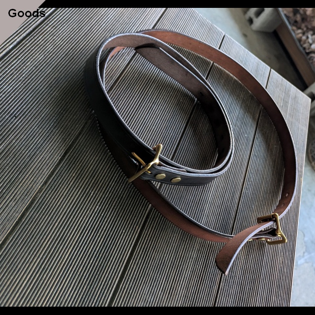 vasco レザーベルト LEATHER GARRISON BELT -NARROW-　VS-603