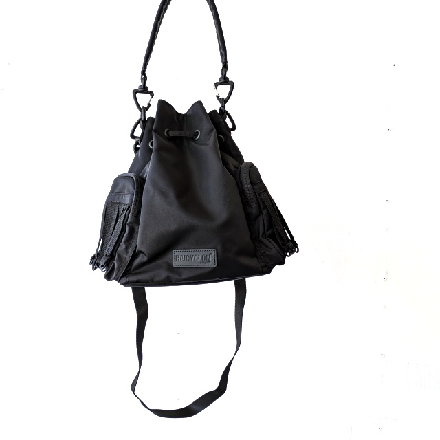 BAICYCLON テープフリンジミニバッグ TAPE FRINGE DRAW STRING BAG / BCL-126 - 画像 (2)