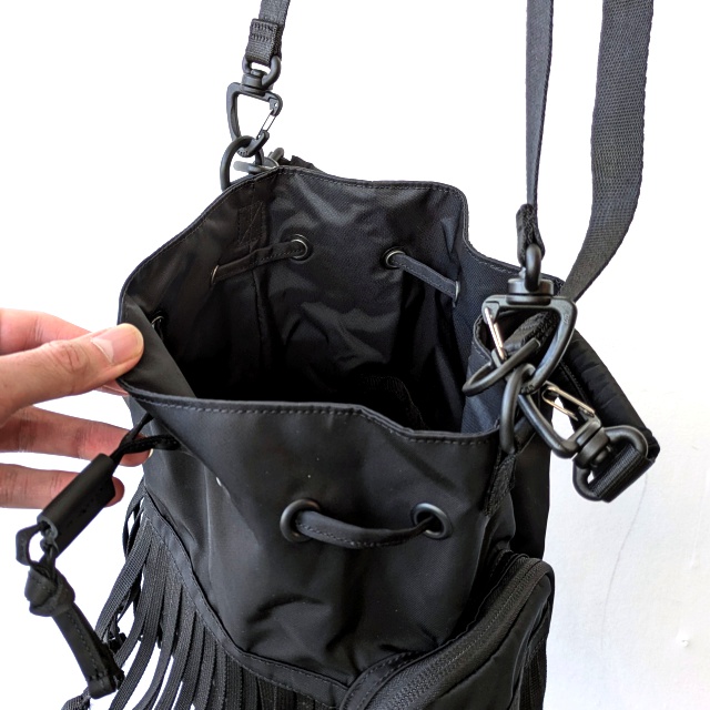 BAICYCLON テープフリンジミニバッグ TAPE FRINGE DRAW STRING BAG / BCL-126 - 画像 (3)