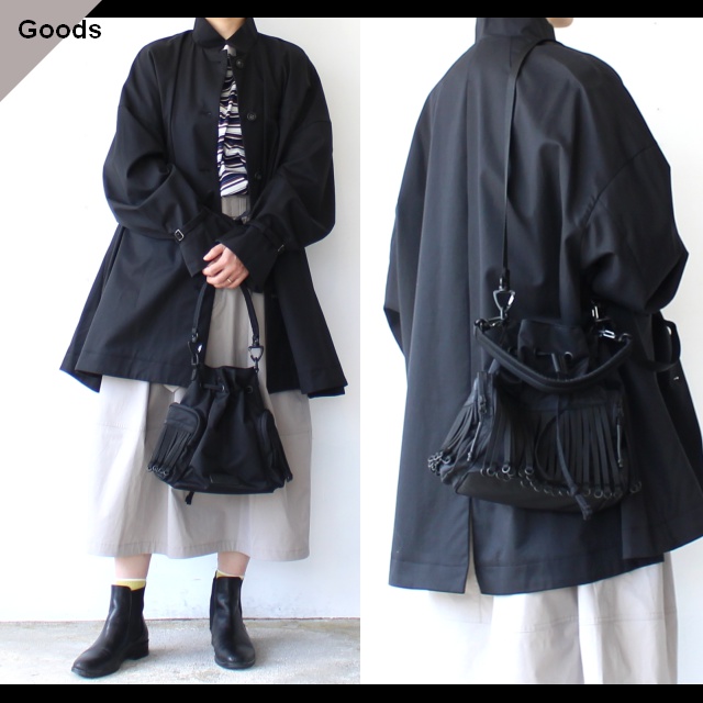 BAICYCLON テープフリンジミニバッグ TAPE FRINGE DRAW STRING BAG / BCL-126