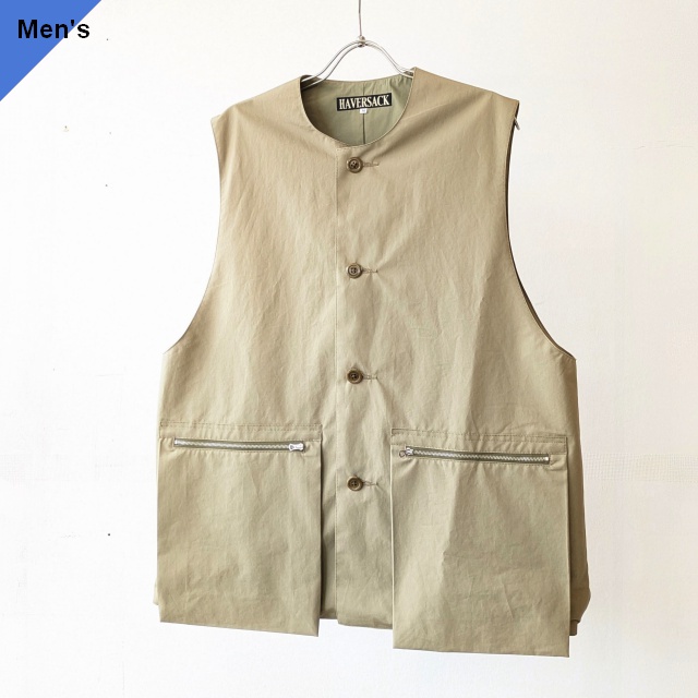 HAVERSACK ウェザークロスジャーキンベスト Weather cloth jerkin vest