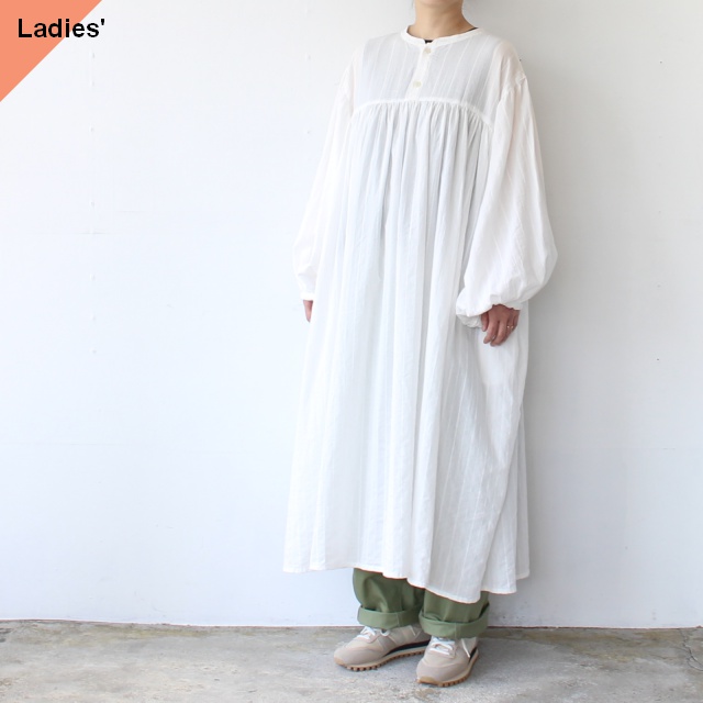 HARVESTY ボヘミアンワンピース DOBBY LACE BOHEMIAN ONEPIECE　（Off White）　