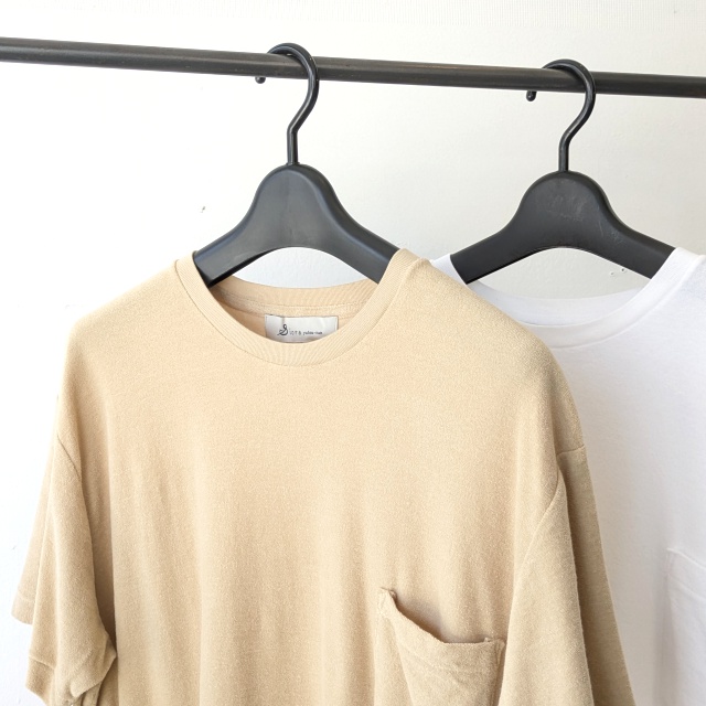 Siora パイルポケットTシャツ Extra long cotton pile S/S tee - 画像 (2)
