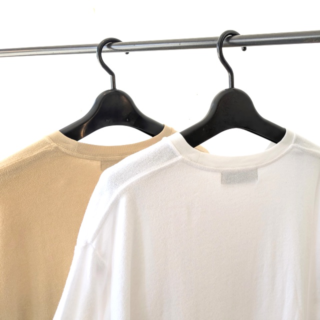 Siora パイルポケットTシャツ Extra long cotton pile S/S tee - 画像 (3)