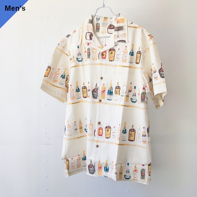 Orgueil 総柄開襟シャツ Speakeasy shirt / OR-5126　（Ivory）