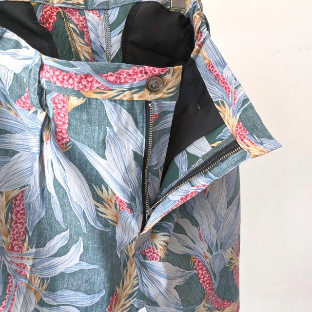 melple アロハイージーショーツ Kaimana Shorts (Green) - 画像 (3)