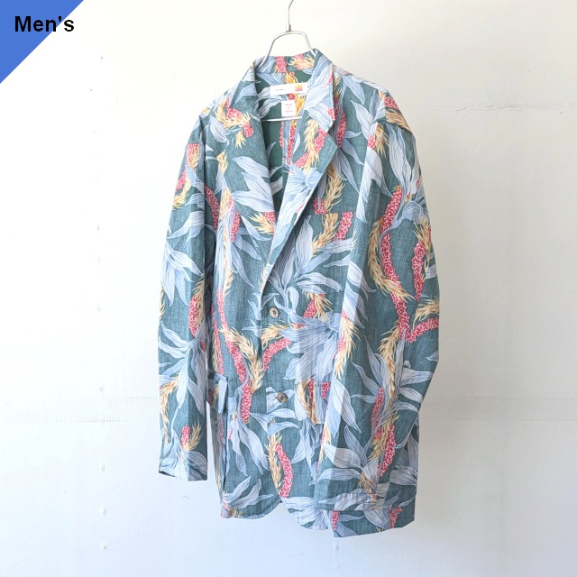 melple アロハシャツジャケット Kaimana Jacket　（Green）