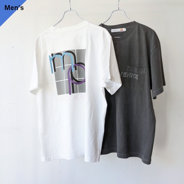 melple ピグメントヴィンテージポケットTee / Pasadena Pocket S/S (VENICE)