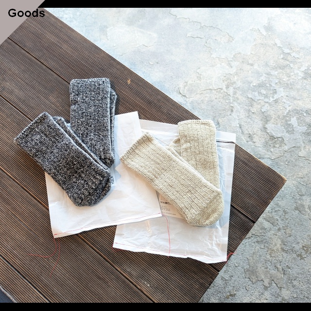 YULA シルク＆リネンのニットくつした Silk/Linen Knit Socks / Men’s & Ladies’