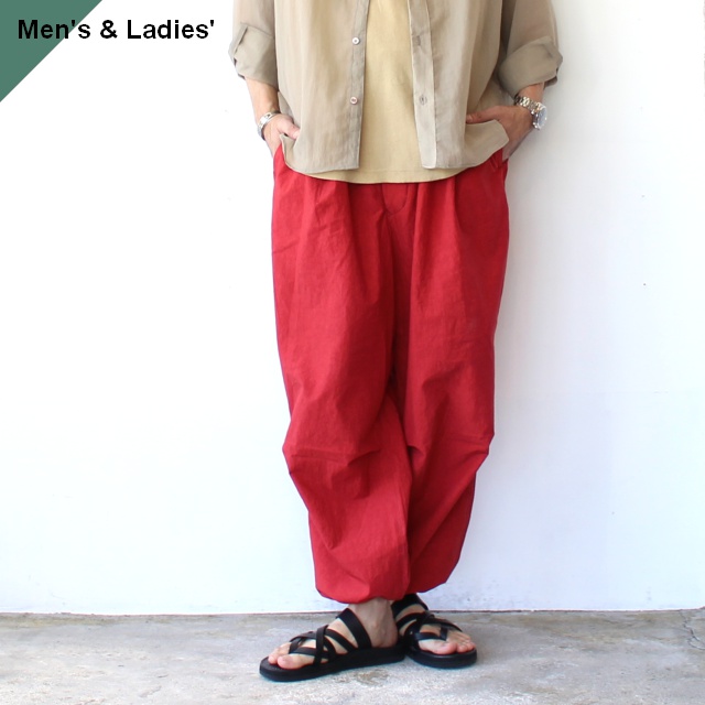 HAVERSACK C/L天日干しタイプライターワークパンツ C/L-Typewriter Work Pants　（Red）