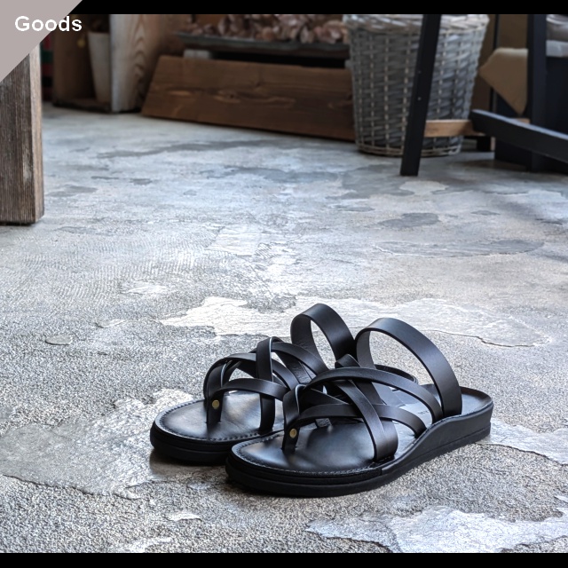 KOVALAM ストラップアンカーサンダル Strap Anchor Sandal-Water repellent　（Black）