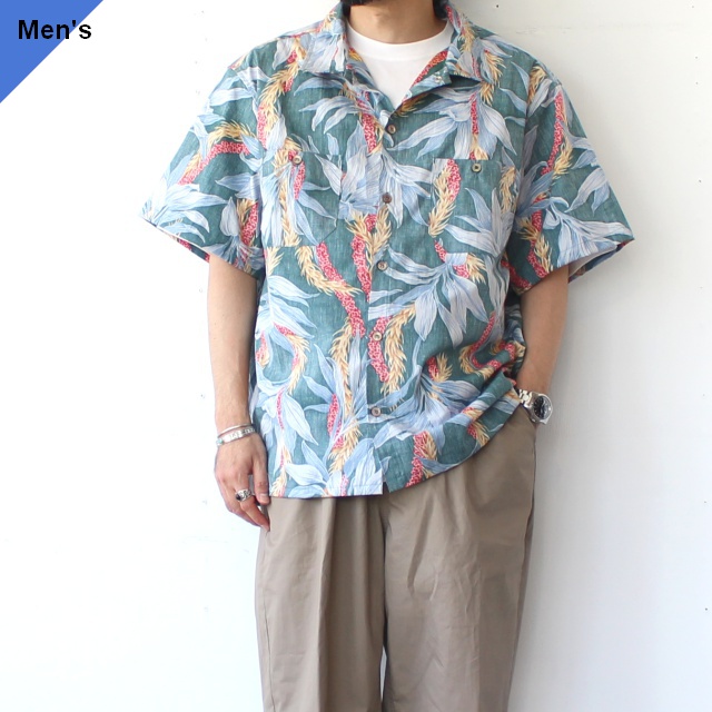 melple アロハシャツ Kaimana S/S Shirt　（Green）