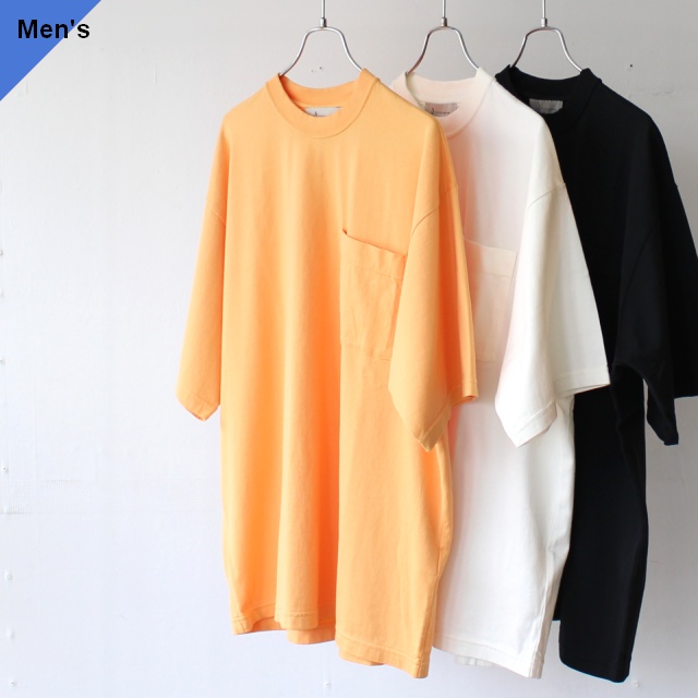 Siora ピンタッククルーネックポケットT / No Fuzzing Pin Tuck Pocket Tee　