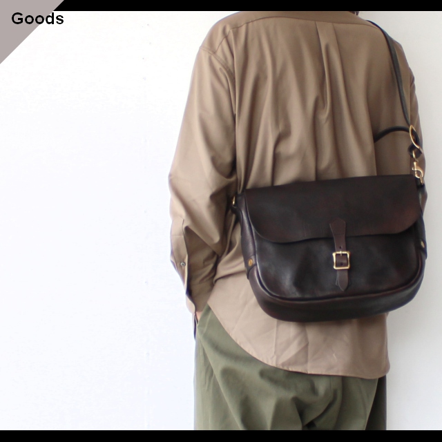 vasco　Leather Postman Shoulder Bag – REGULAR – VS-247L （BLACK）
