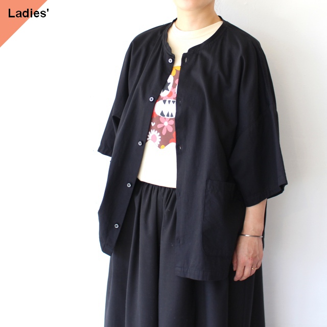 HARVESTY 4ozデニムハーフスリーブアトリエシャツ H/S Atelier Shirt A32611