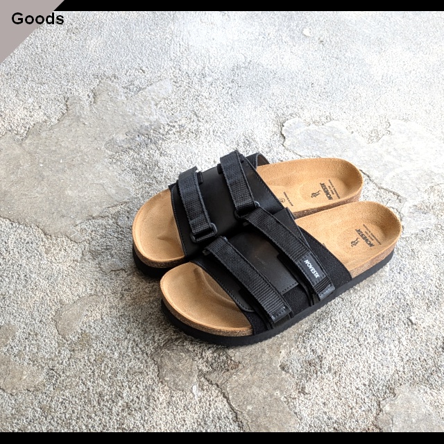NOVESTA ノベスタ PARTISAN SANDAL (ALL Black)