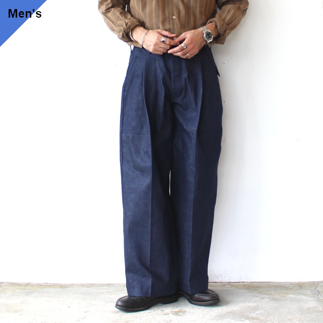 HAVERSACK 先染めデニムユーティリティトラウザー Denim utility trousers 　（Indigo）