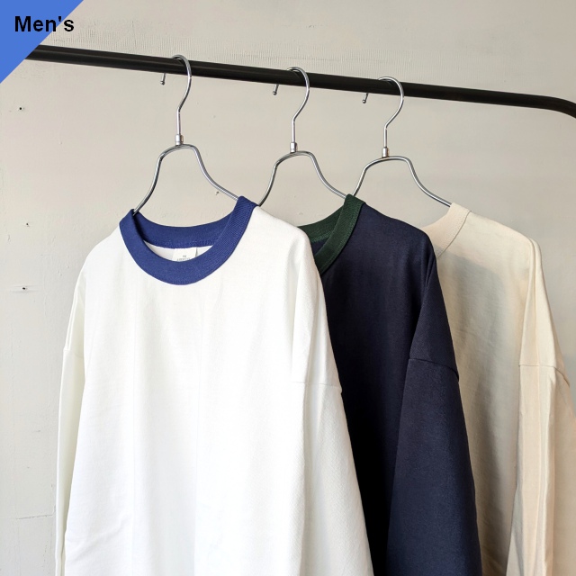 melple ヘビーウェイトクルーネックTee L/S / The American Ringer L/S
