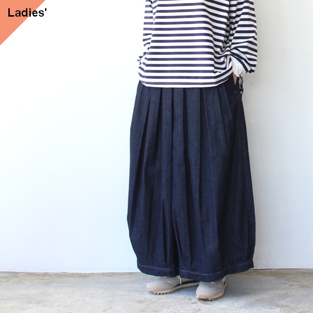HARVESTY デニムサーカスキュロット 8oz DENIM CIRCUS CULOTTES　（Indigo One Wash）