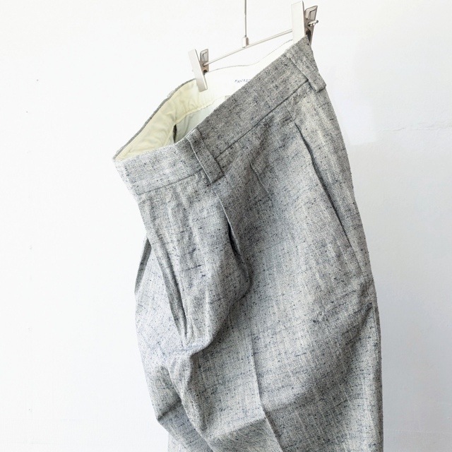 FANTASTICDAYS コットンネップワイドトラウザー 2PWIDE-M-263-01 (Ivory) - 画像 (2)