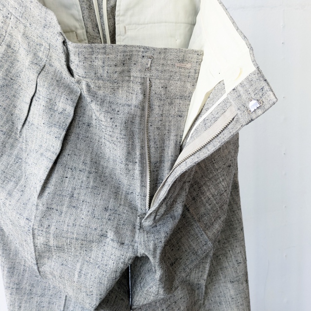 FANTASTICDAYS コットンネップワイドトラウザー 2PWIDE-M-263-01 (Ivory) - 画像 (3)