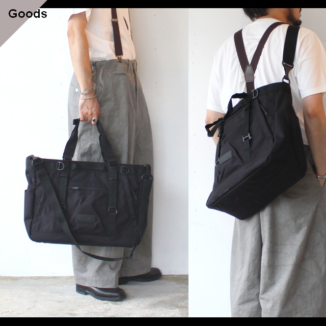 BAICYCLON 500Dナイロン2wayトートバッグ / Tote Bag - NEXT CORE LINE / NCL-06 (Black)
