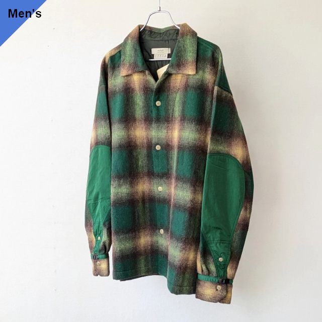 norbit オンブレチェックシャツ Ombre Check Shirt (Green)