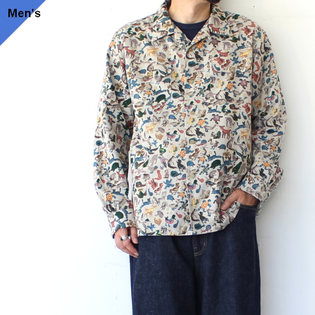Bohemians ファニーアニマルズオープンカラーシャツ Funny Animals – 2P Open Collar Shirt