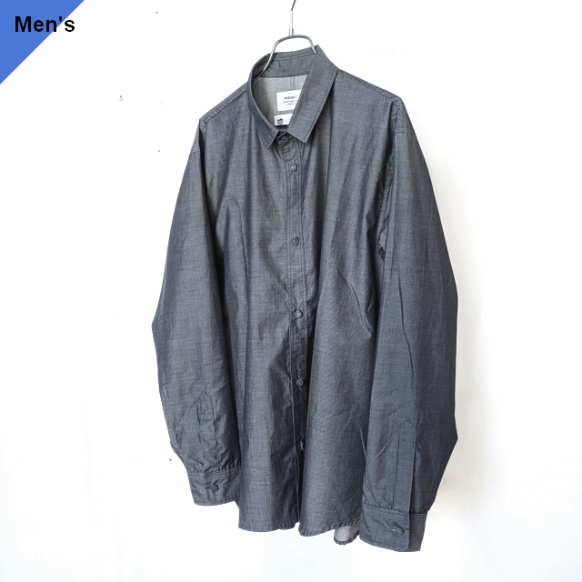 weac. シーアイランドコットンシャンブレーシャツ KURUMICHAN -Chambray　（Gray）